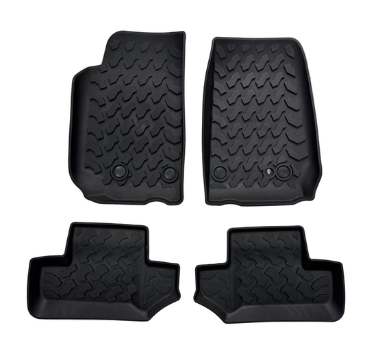 Jeep Wrangler JK Floor Mats Set (2 Door) 2007-2018