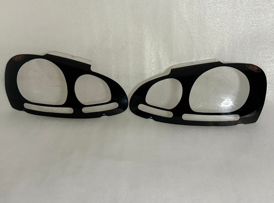 Golf 5 Gloss Black headlight shield set