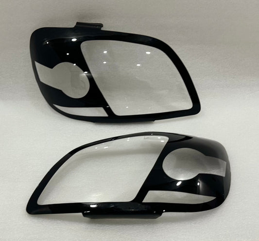 Mazda Drifter BT50 Gloss Black Headlight Shields 08-11