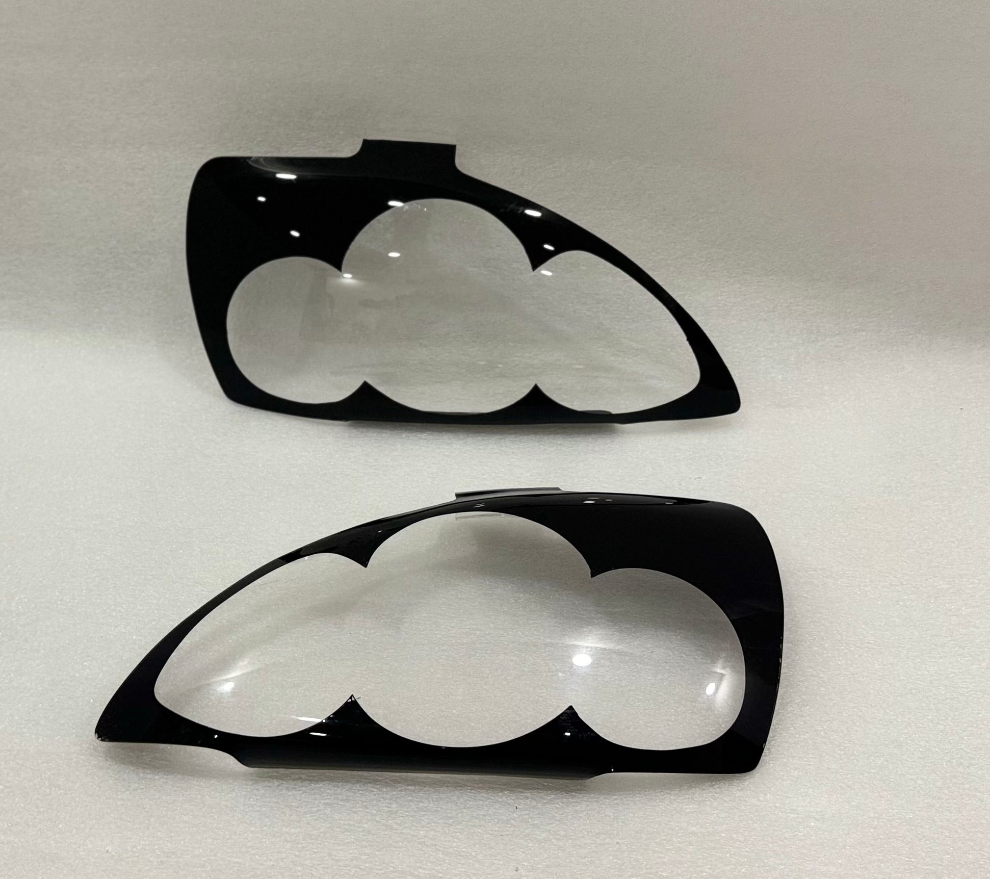 Ford Bantam Gloss Black Headlight shields 08+