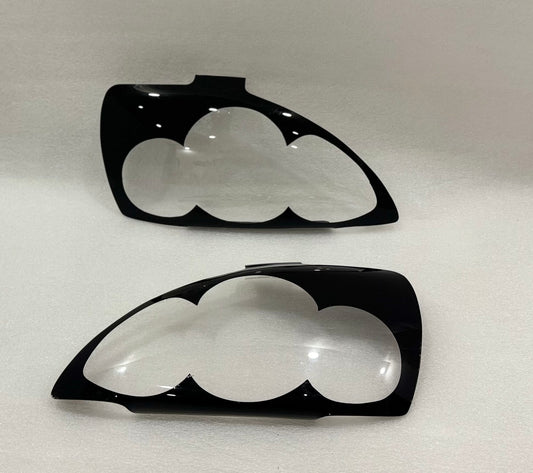 Ford Bantam Gloss Black Headlight shields 08+