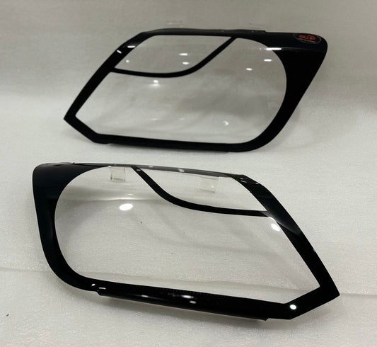 Amarok Gloss Black Headlight shields 2010-2016