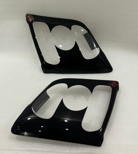 Isuzu 08-11 Gloss Black Headlight shields