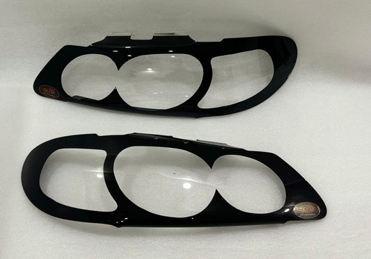 Almera 04-10 Gloss Black Headlight shields