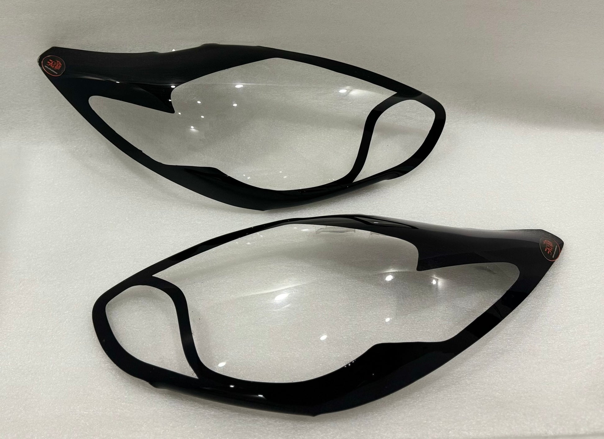 Ford Figo Gloss Black Headlight shields 12+