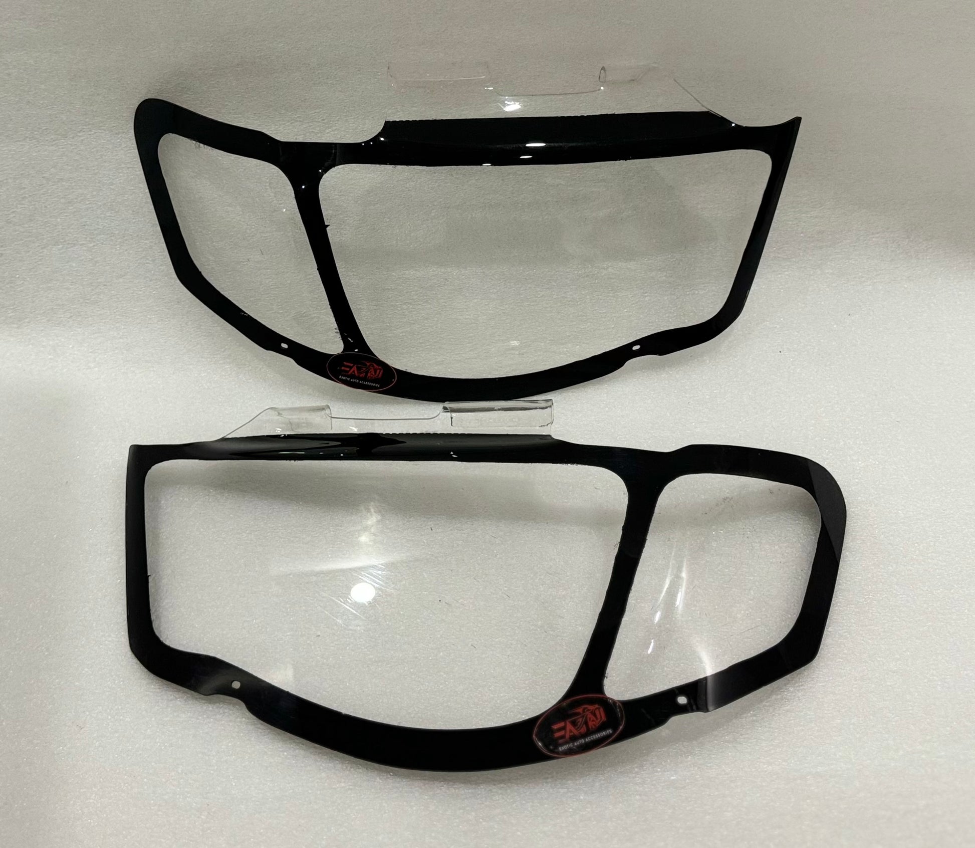 Mitsubishi Triton Headlight Shield Set 2007-2015 - Gloss Black