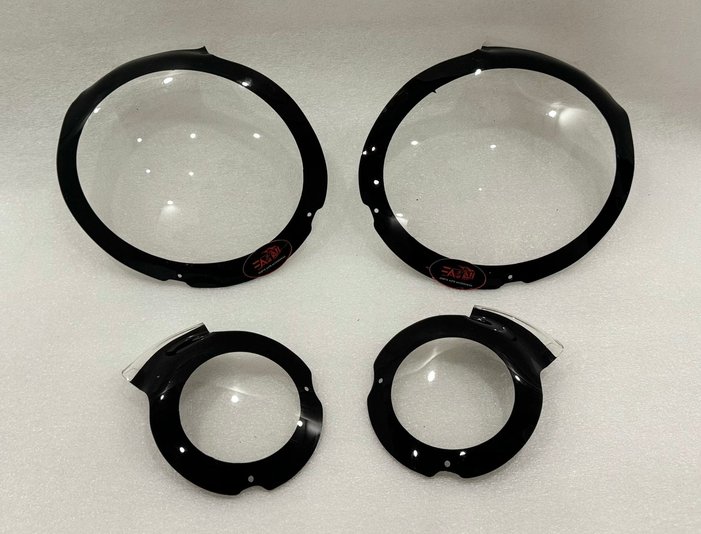 Polo 02-05 Gloss Black Headlight shields