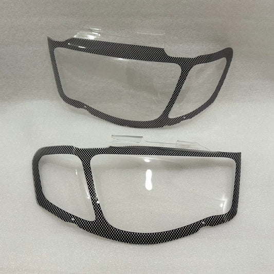 Mitsubishi Triton Headlight Shield Set 2007-2014 - Carbon