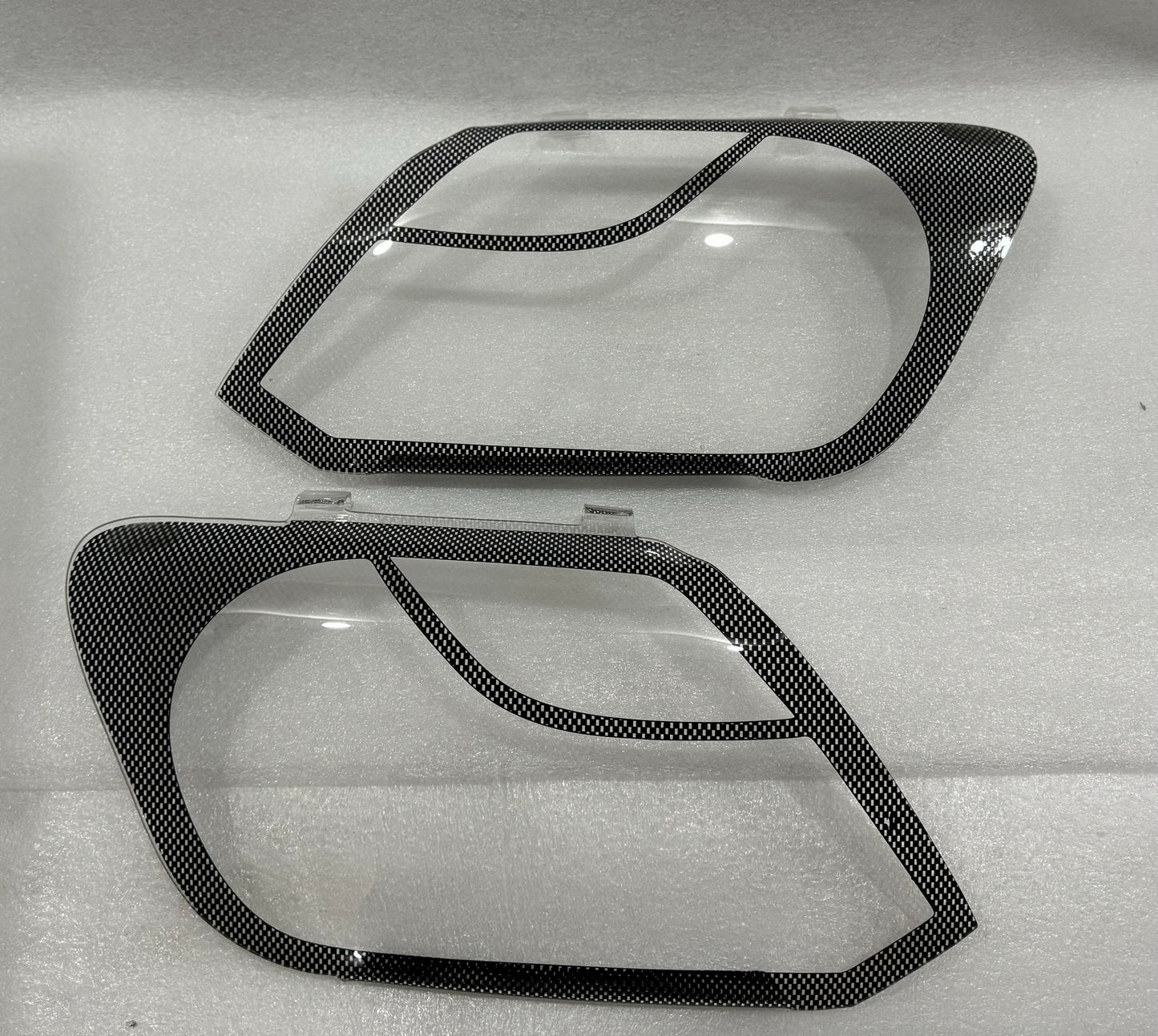 Amarok carbon headlight shield set 2010-2016