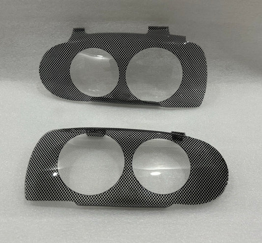Golf 3 Carbon Headlight shields