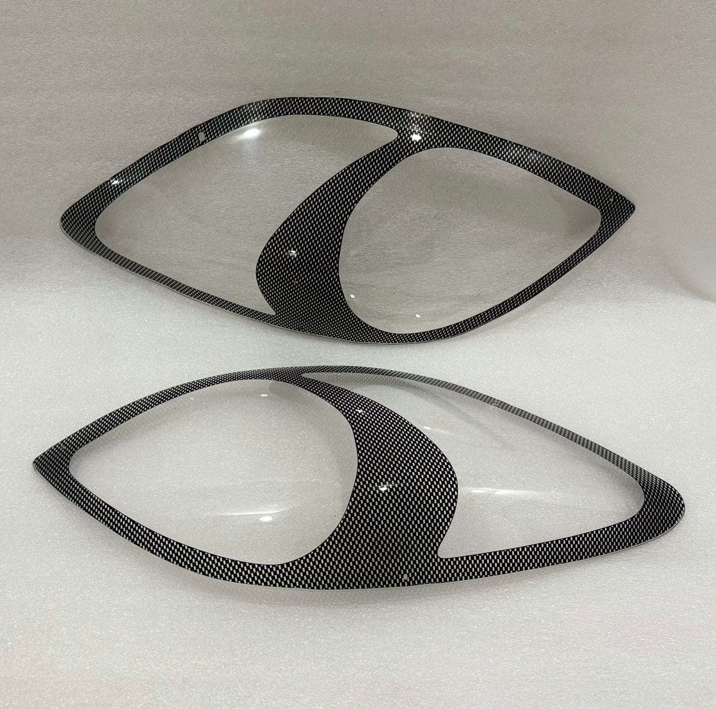 Toyota Yaris Hatch carbon Headlight shields 2006-2011