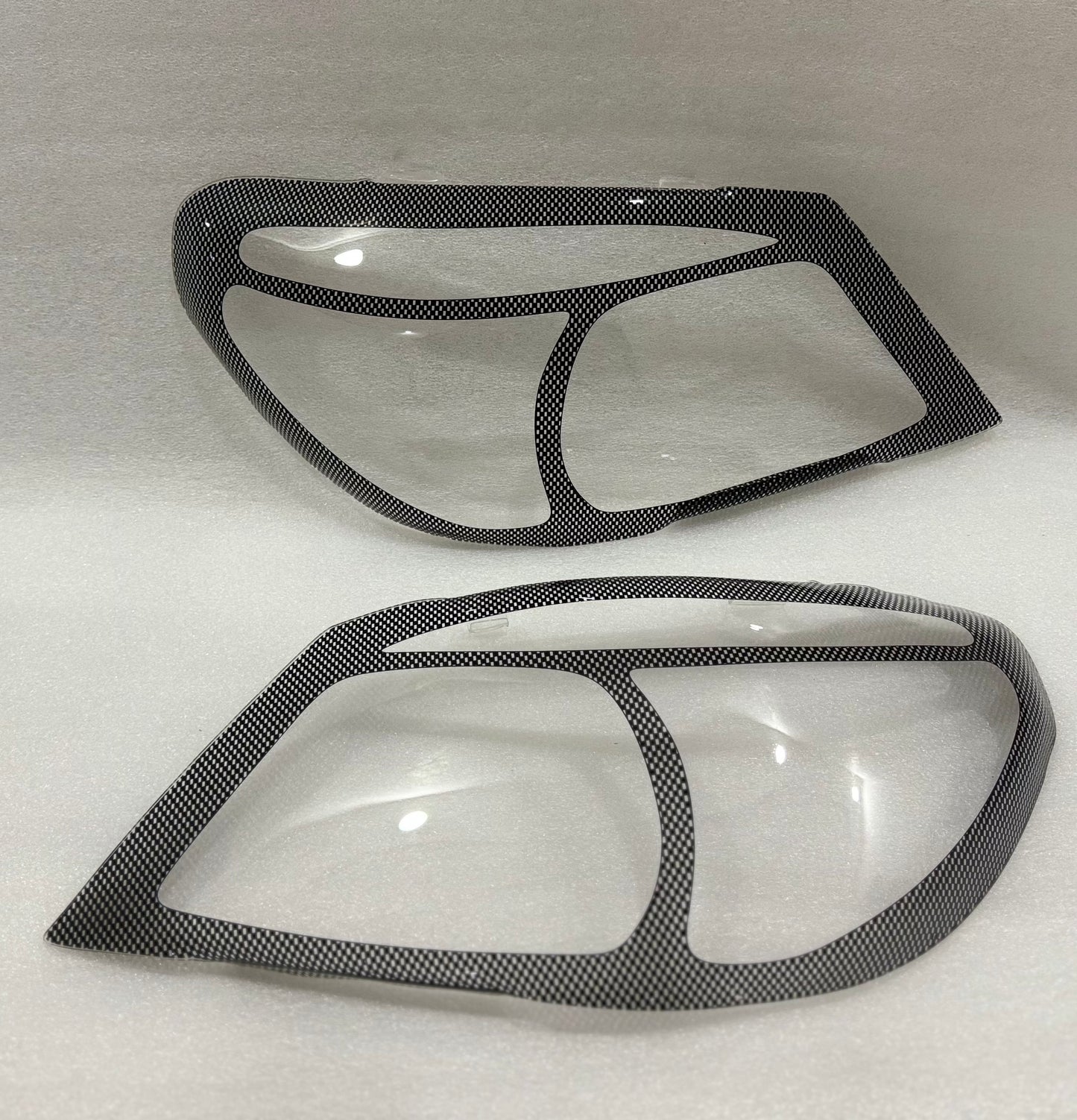 Ford Everest carbon headlight shield set 09-13