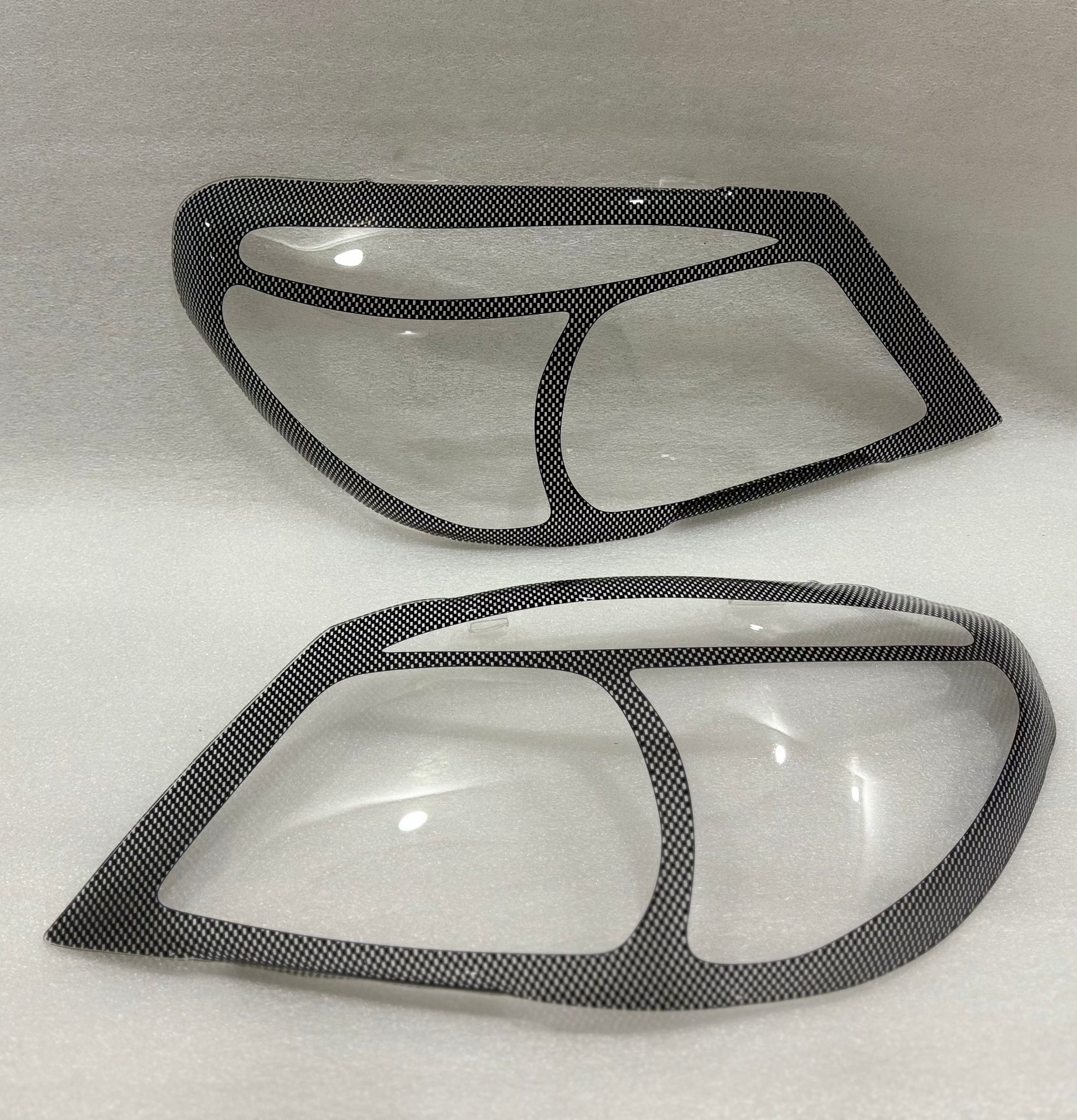 Ford Everest carbon headlight shield set 09-13