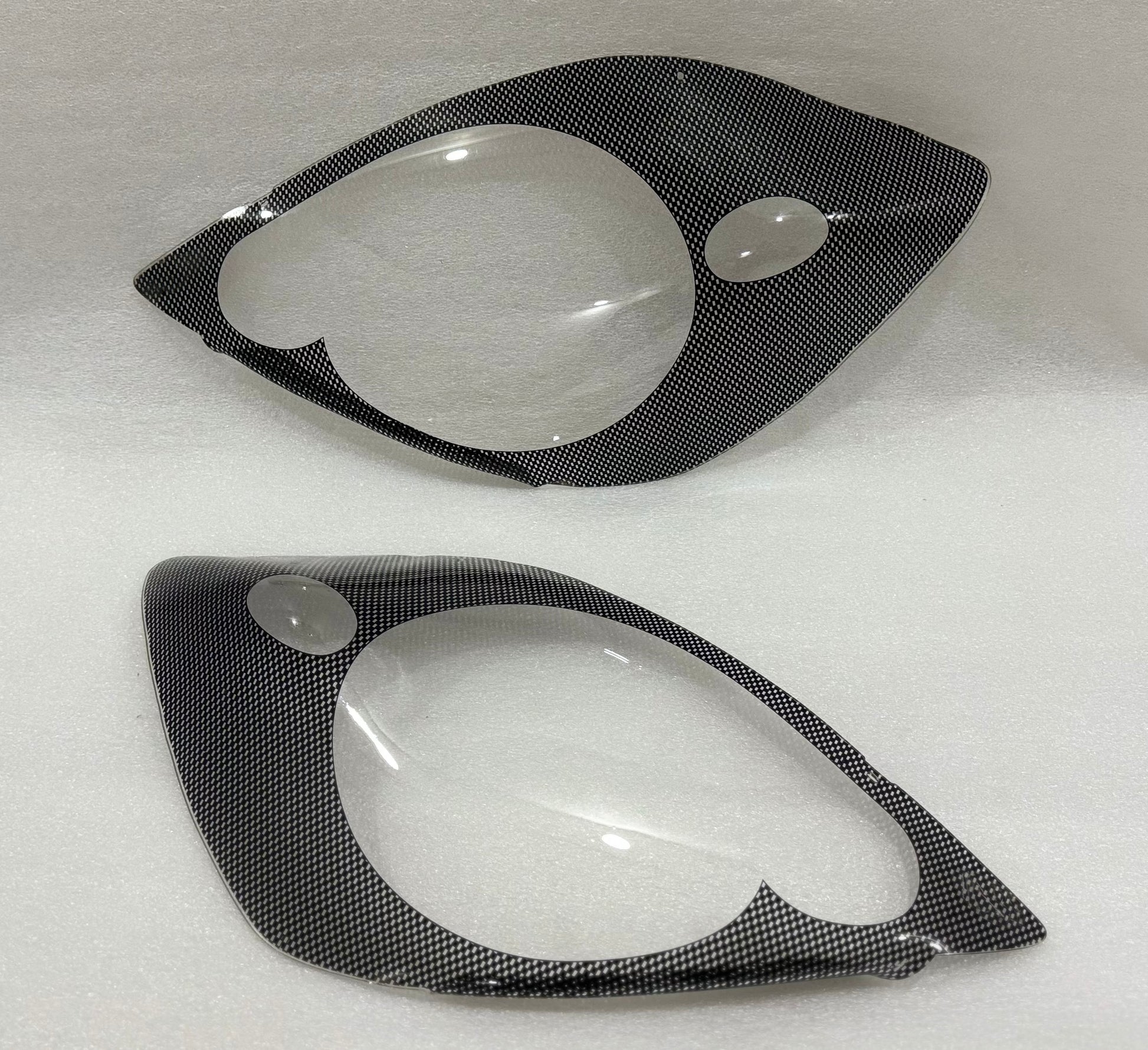 Ford Fiesta Carbon Headlight shields 05-08