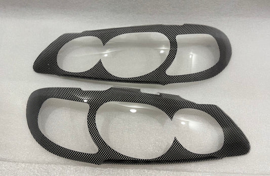 Almera 04-10 Carbon Headlight shields