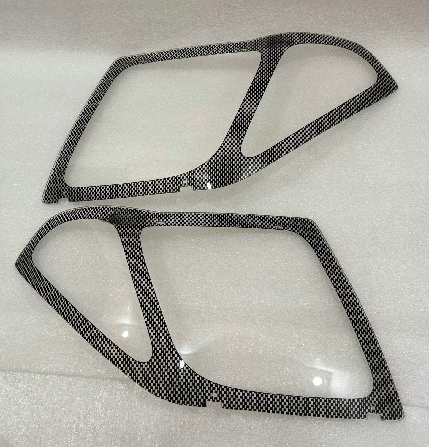 Nissan Navara carbon headlight shields 2005-2010