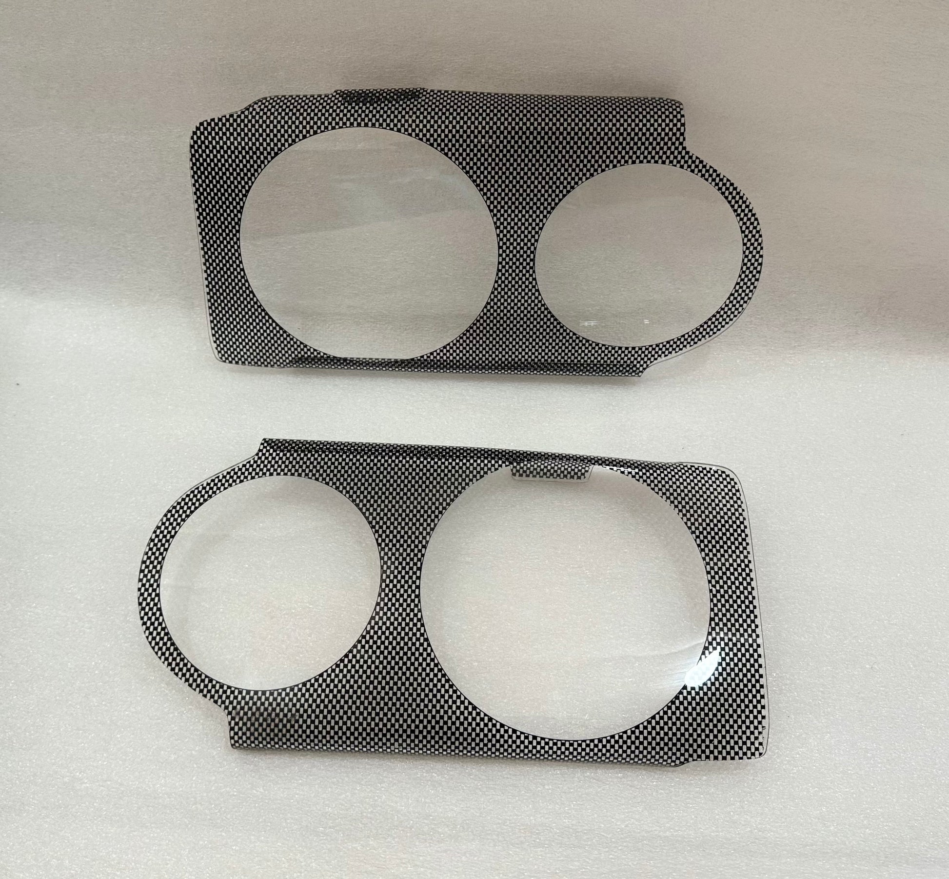 Golf 1 Headlight Shields - Carbon