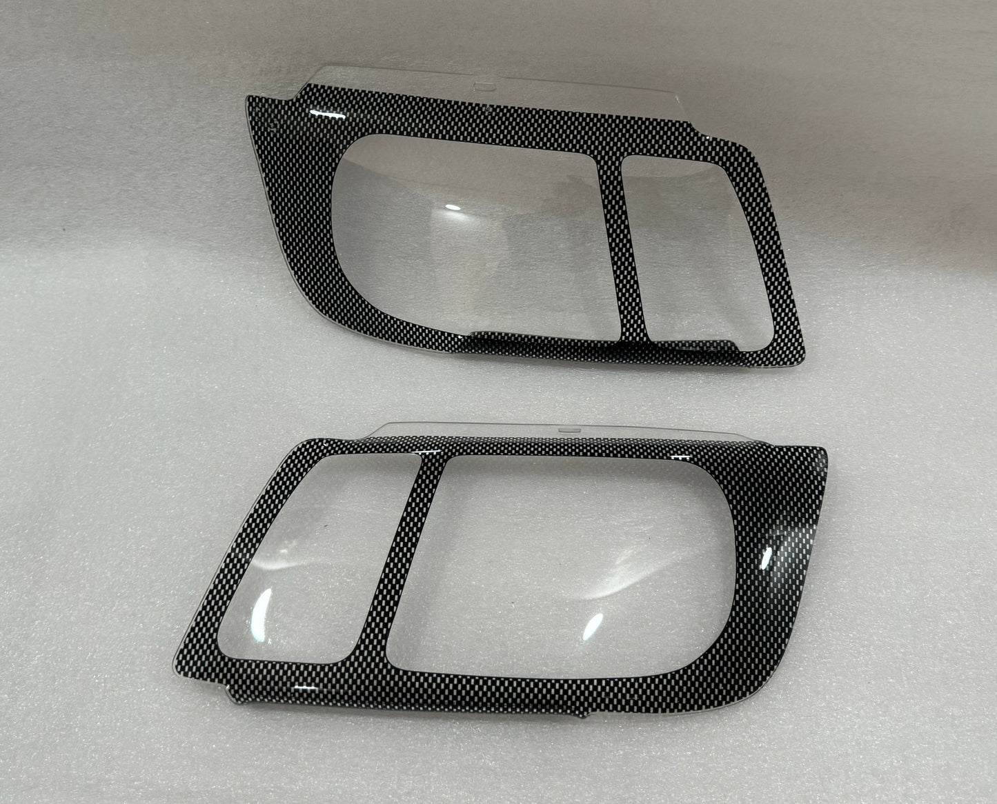 Jetta 4 carbon headlight shield set