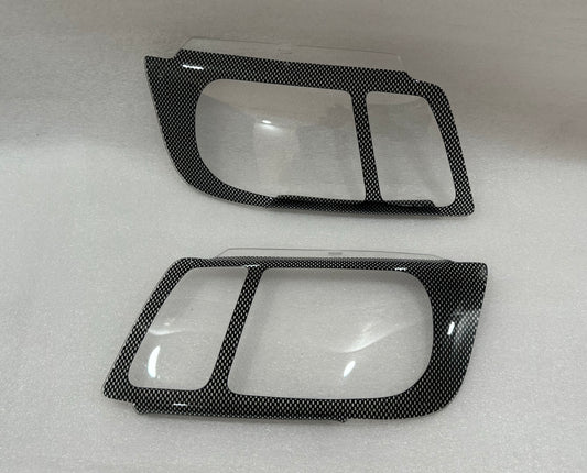 Jetta 4 carbon headlight shield set