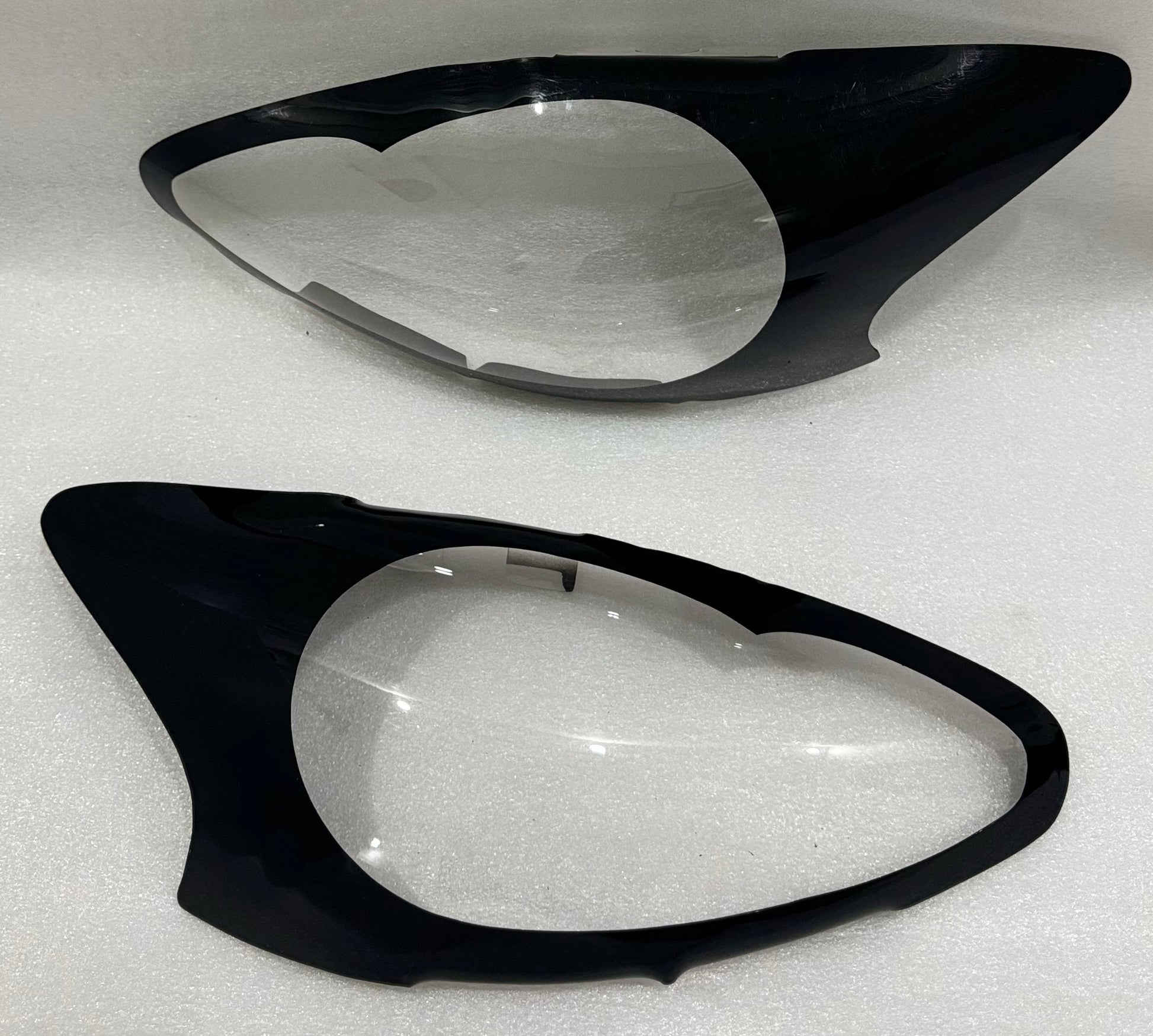 Toyota Aygo Gloss Black Headlight shields 11+