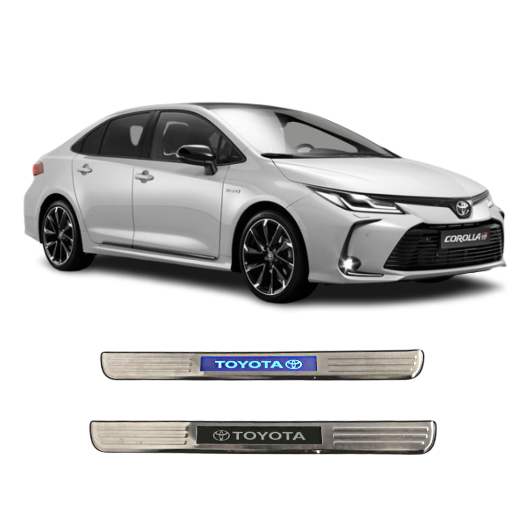 Toyota LED wireless step plate 2pc