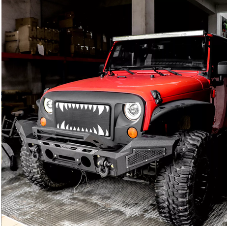 Jeep Wrangler Shark Grill 07-18