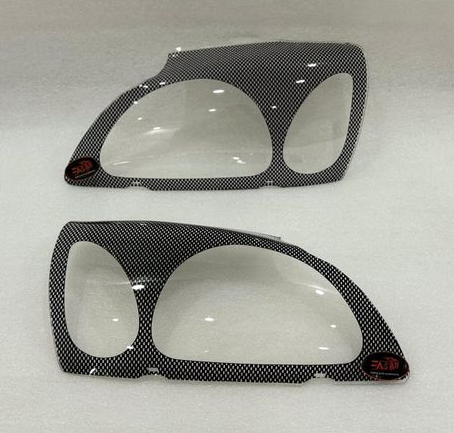 Ford Bantam/Ikon/Fiesta carbon Headlight shields
