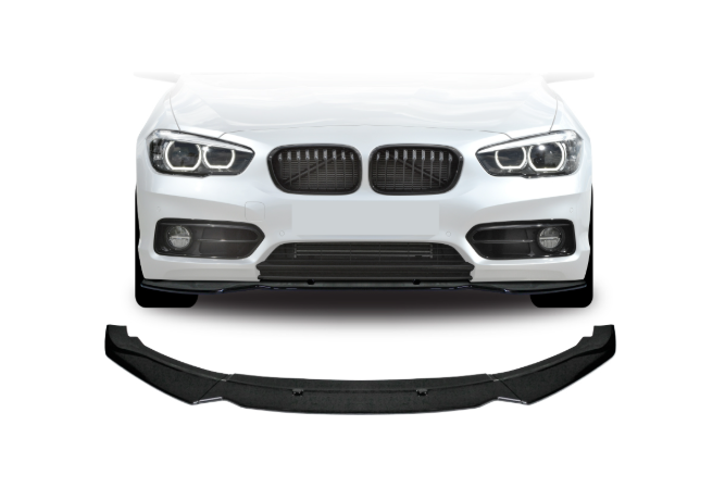 F20 Non M-Sport LCI Maxton Gloss Black Front lip 2015+