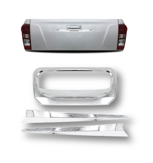 Isuzu Tailgate Bowl With Arrows Set 2016-2021 - Chrome