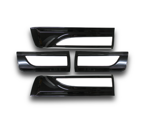 Nissan Navara Door Cladding Set 2017-2020 - Black & White