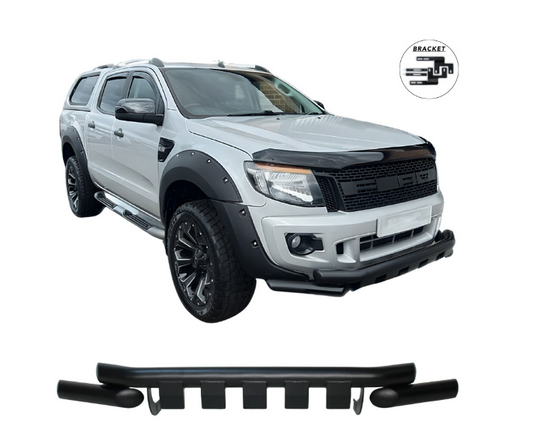 Ford Ranger Black Lower Nudge Bar 2012-2015