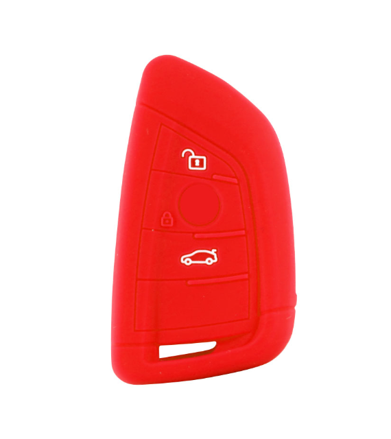 G20 3 Button Silicone Key Case - Red