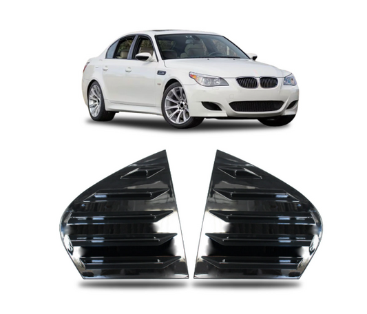E60 Quarter Glass WIndow Louvers