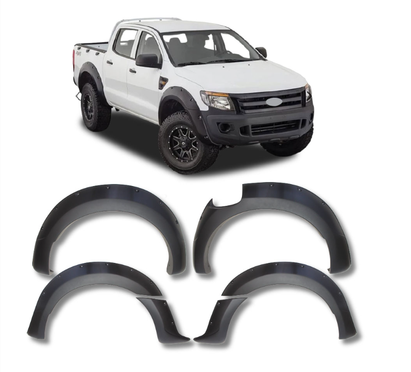 Ford Ranger Wide Studded Wheel Arches Set 2012-2015