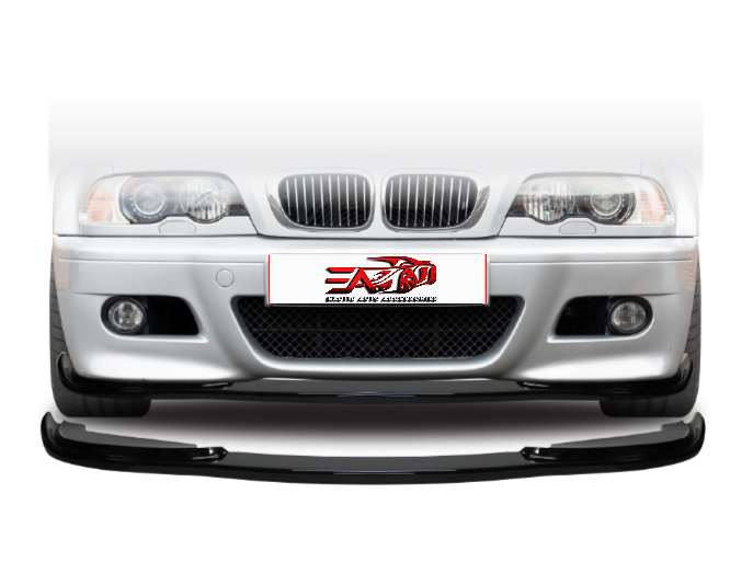 E46 M3 1-Piece Gloss Black Front Lip