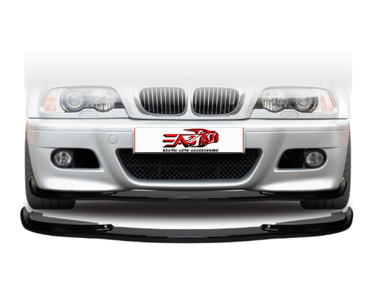 E46 M3 1-Piece Gloss Black Front Lip