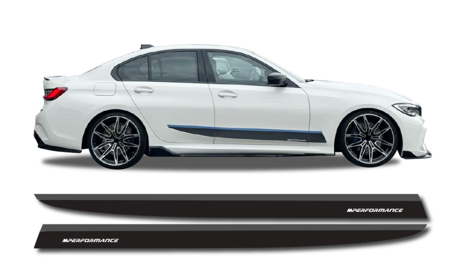 G20 M-Performance Side Decal Stickers Black