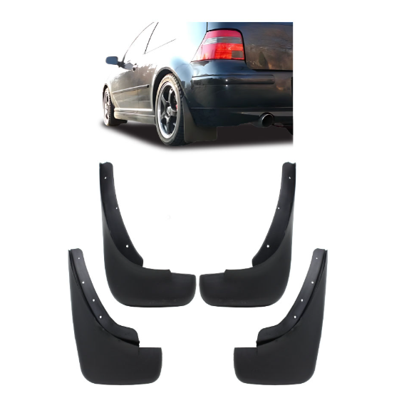 Golf 4 Mud Flaps Set - Short