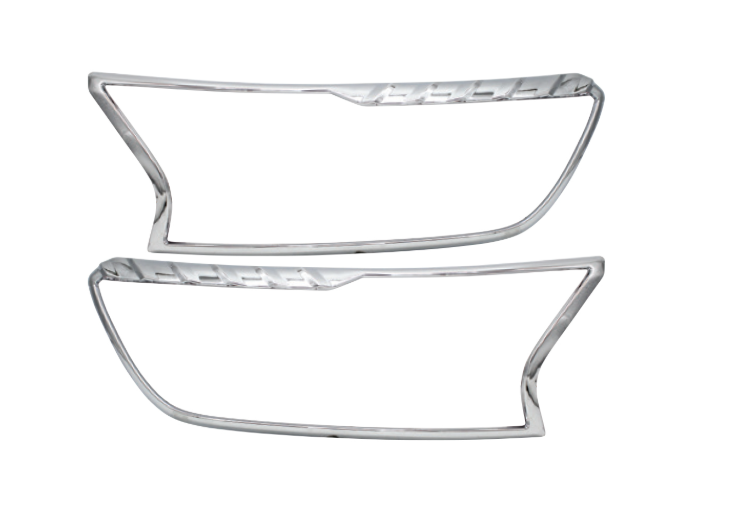 Ford Ranger Chrome Headlight Trim Set 2016-2022
