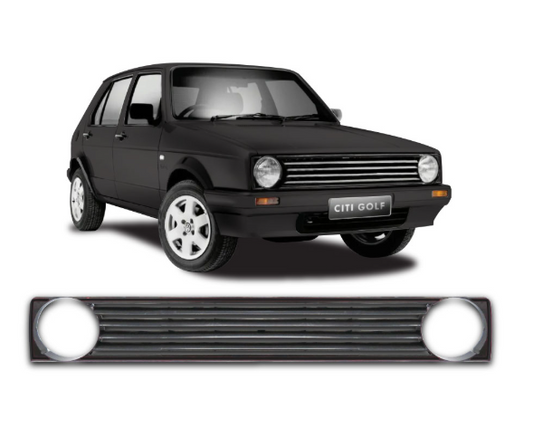 Golf 1 Front Grille - Black Trim SH