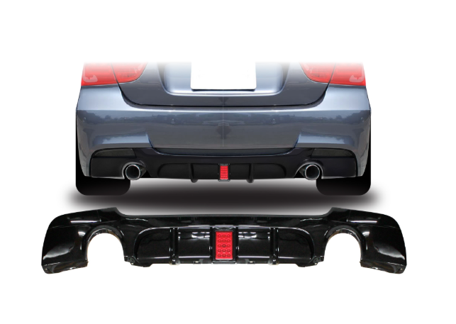 E90 LED Diffuser Double Outlet Single Pipe 335i