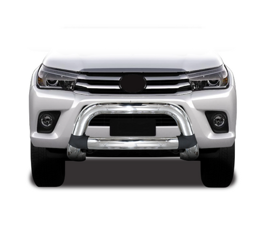Toyota Hilux Chrome Nudge Bar 2016-2025 - 4 Inch
