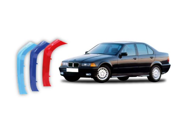 E36 Kidney Grille Clips M Colors 1990-1996