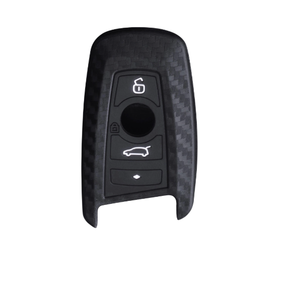 F30/F32 3 Button Silicone Key Fob Case - Carbon look