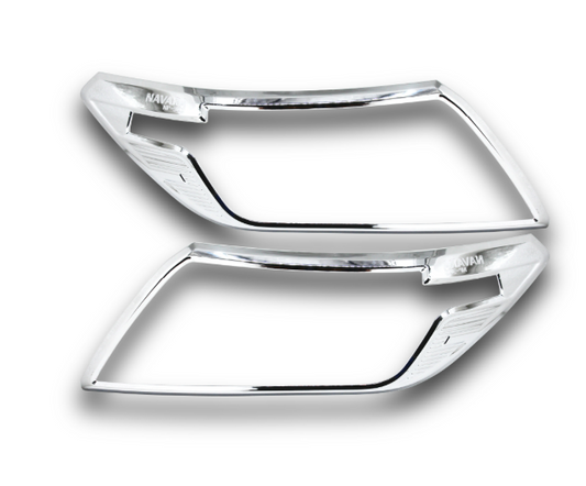 Nissan Navara Headlight Trim Set 2017-2020 - Chrome
