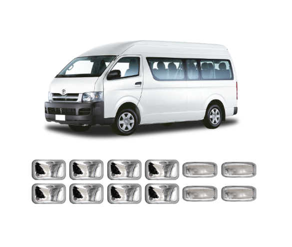 Toyota Quantum Chrome Window Catches 2005+