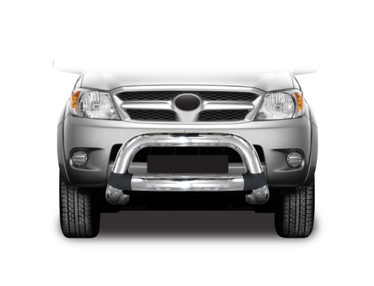 Toyota Hilux Chrome Nudge Bar 2005-2015 - 4 Inch