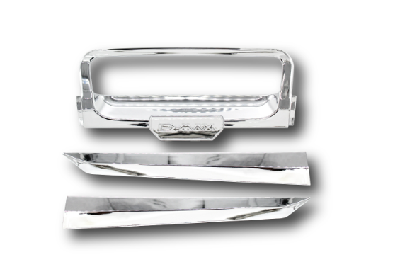 Isuzu Tailgate Bowl With Arrows Set 2012-2021 - Chrome