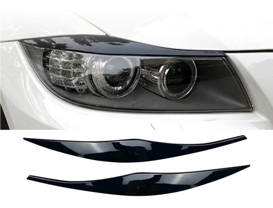 E90 Gloss Black Eyelids Set