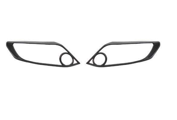 Toyota Fortuner Headlight Trim Set 2012-2015 - Black